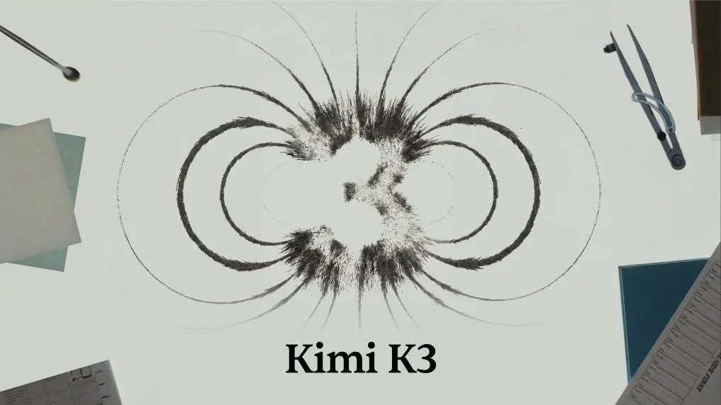 Kimi K3品牌视觉图。北京月之暗面科技有限公司供图​