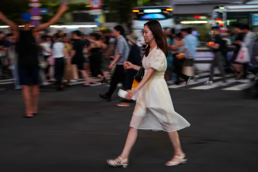 日本东京街头 图片来源：视觉中国（资料图）