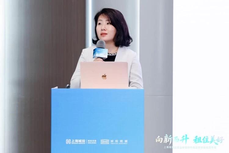（ICCRA住房租赁产业研究院院长赵然进行主旨演讲）