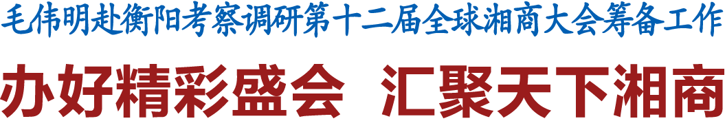 ▲毛伟明在雁城鸿华电子调研。