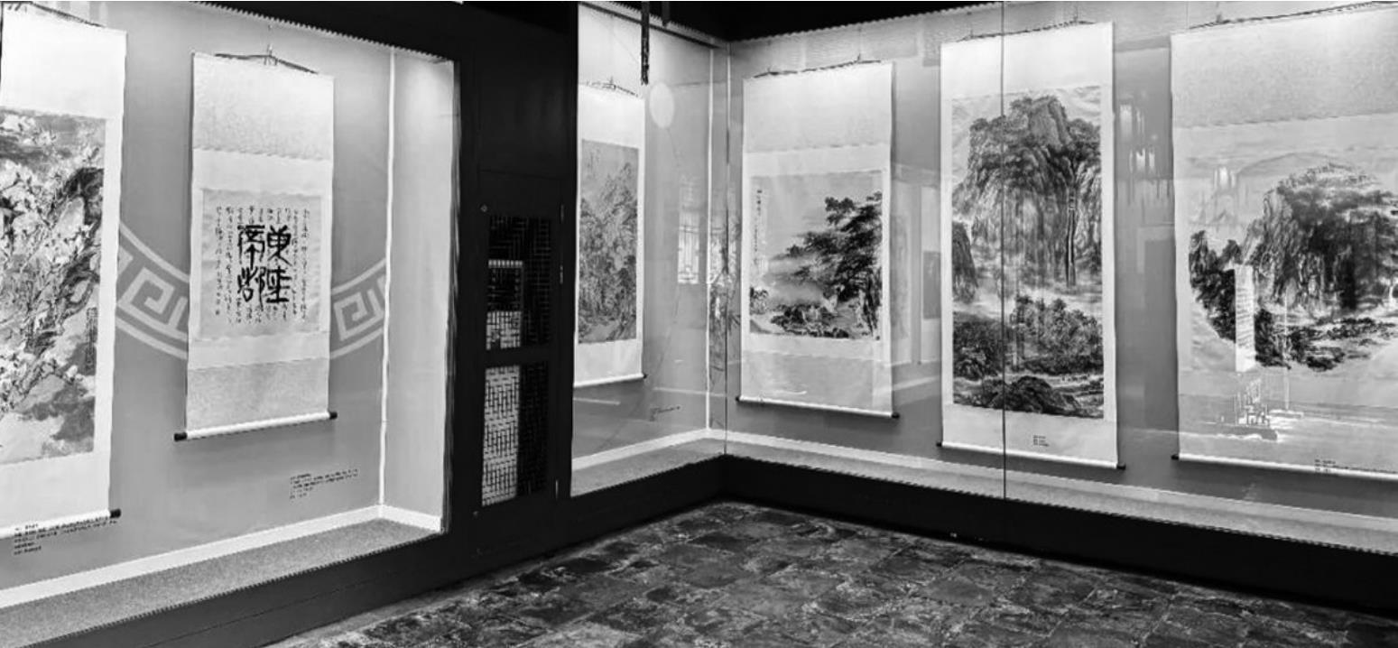 日前，“归省”——周维新书画篆刻作品展在沈阳故宫师善斋、协中斋开展。 沈阳故宫博物院供图
