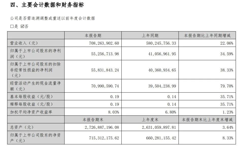  新美星2026年半年度报告截图