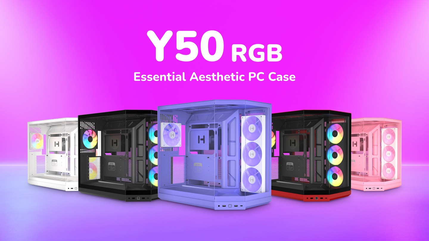HYTE Y50 RGB 机箱海外上市:三面玻璃,含 4 风扇 99.99 美元_新浪科技_新浪网