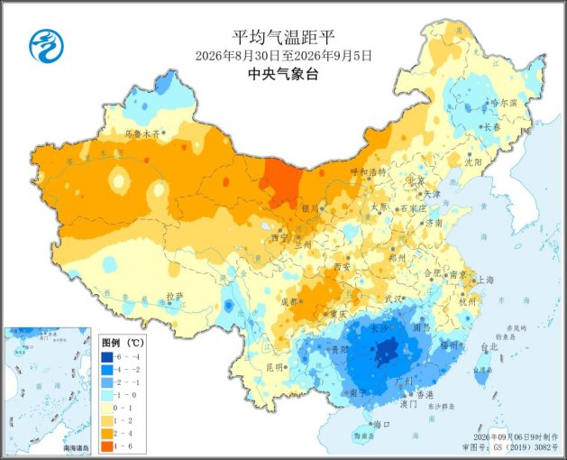 图1&nbsp; 全国平均气温距平