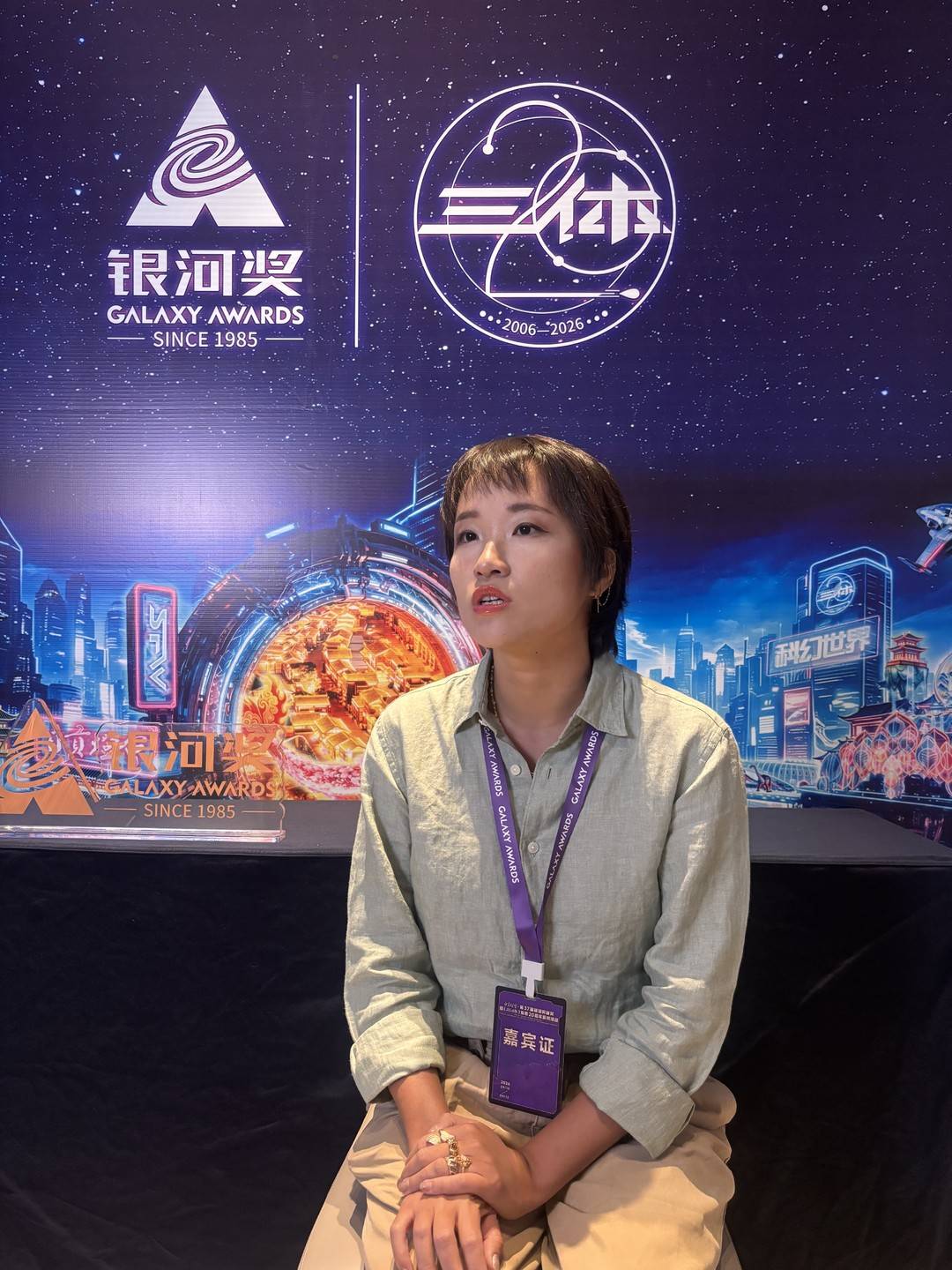 華焉辛接受封面新聞採訪（攝影：張傑）