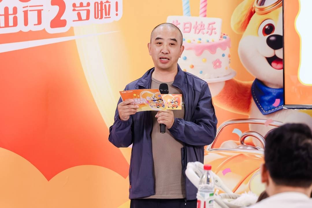 圖為：司機代表正在分享自己的接單經驗