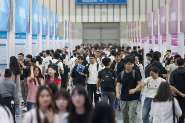 AI大模型现场荐岗，5万人现场寻机遇，国际（江苏）人力资源服务业发展大会在宁举行