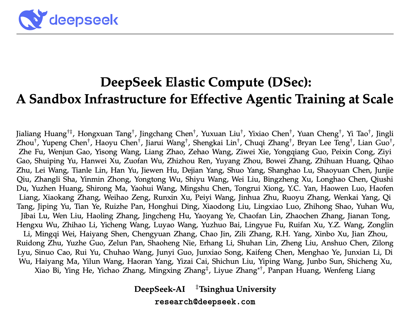 DeepSeek details its DSec agent-training infrastructure