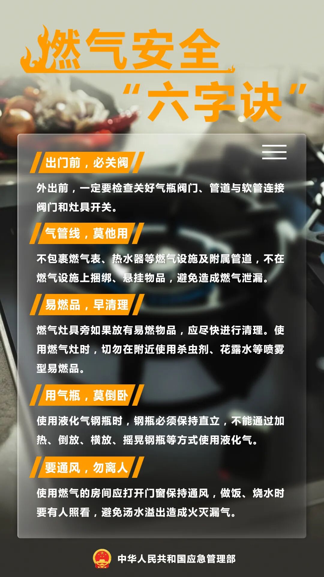 【安全为天】居家使用燃气 “六字诀”请牢记!_新浪财经_新浪网