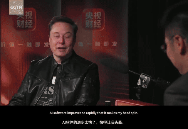 马斯克谈AI软件的更新速度