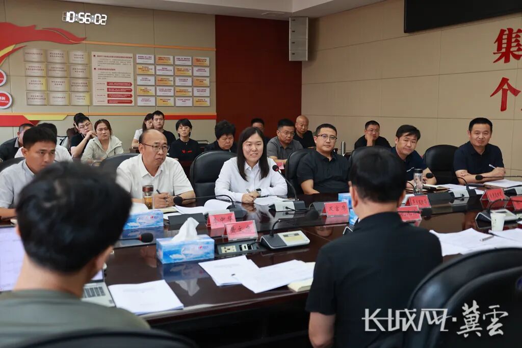 9月22日，省发展改革委民营经济发展局在邢台威县召开邢台东部片区民营企业座谈会。长城网·冀云客户端记者 袁立朋 摄