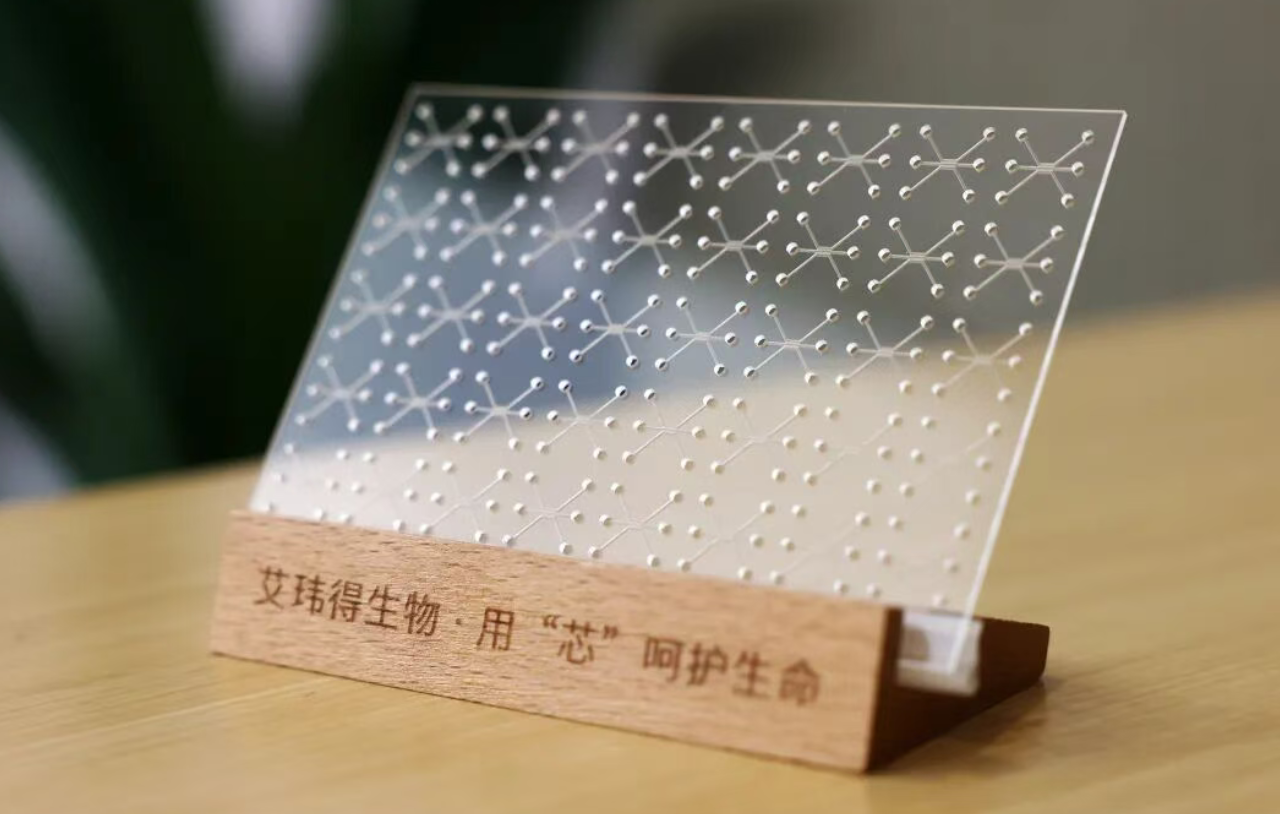 全玻璃基生物血管芯片