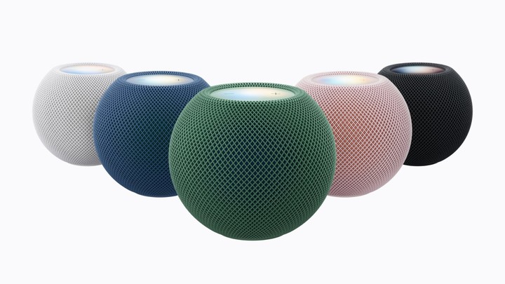 图｜Apple，HomePod mini 2 的五种配色