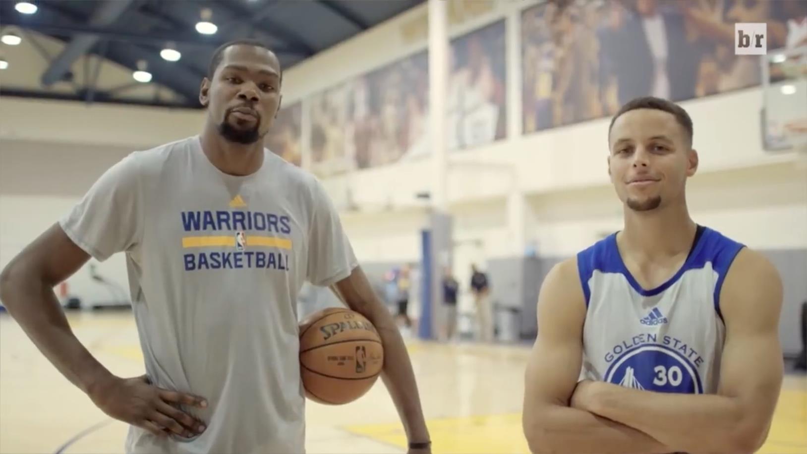 库里和杜兰特投篮大比拼