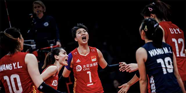 世锦赛中国女排3-0击败捷克夺四连胜
