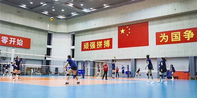 中国女排在京集训 全力备战巴黎奥运会