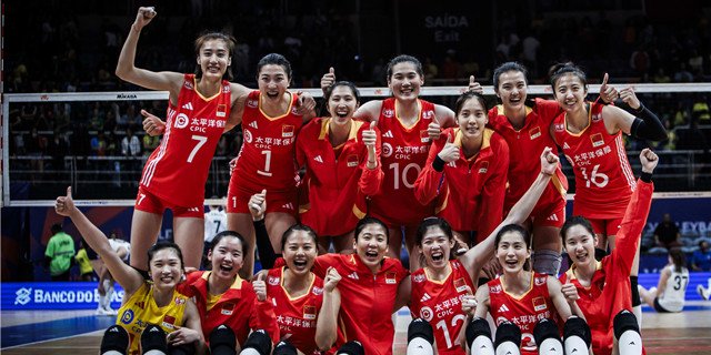 中国女排3比1逆转美国 收获世联赛两连胜