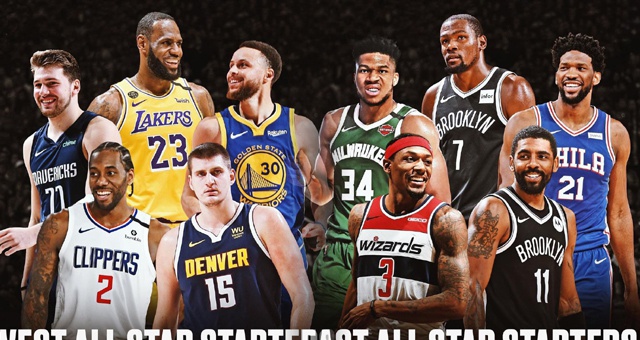 nba公布2021年全明星首发阵容 詹姆斯杜兰特领衔