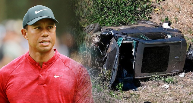 高尔夫名将伍兹遭遇车祸 无生命危险腿部多处骨折