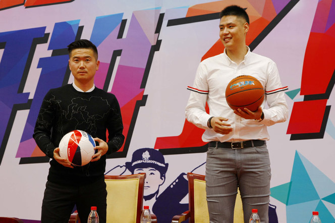 贺天举与肇俊哲共同出席公益活动