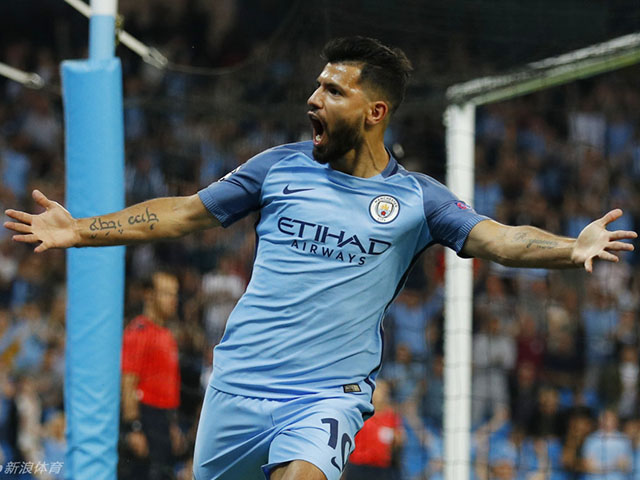 阿圭罗戴帽曼城4-0