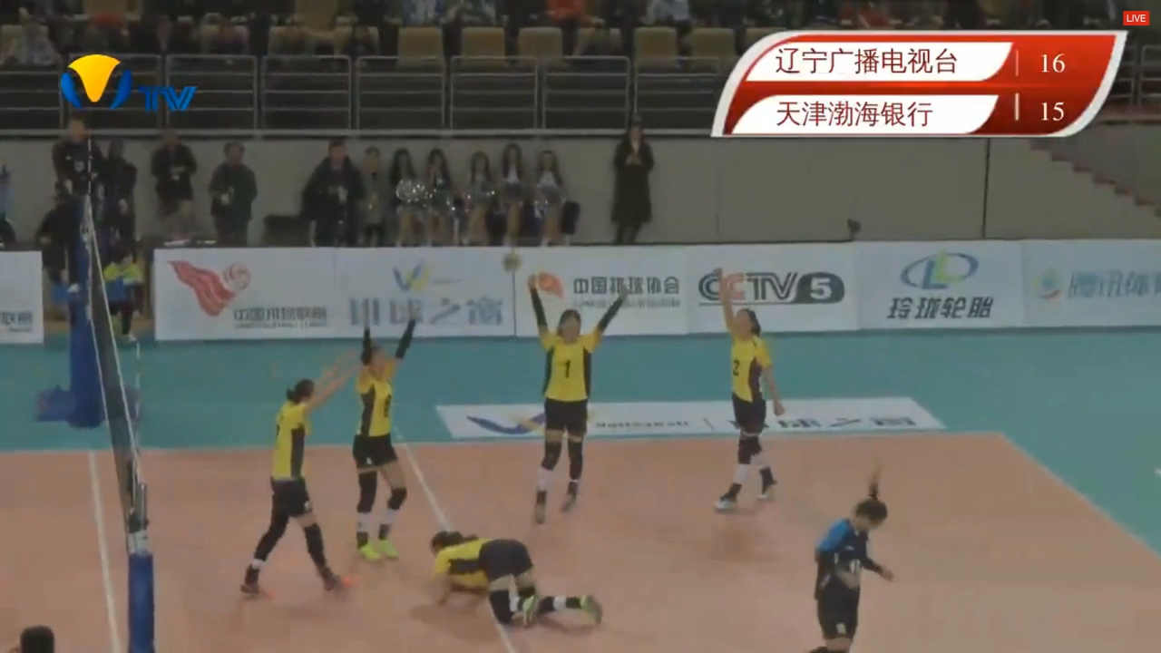 辽宁女排3-1天津集锦