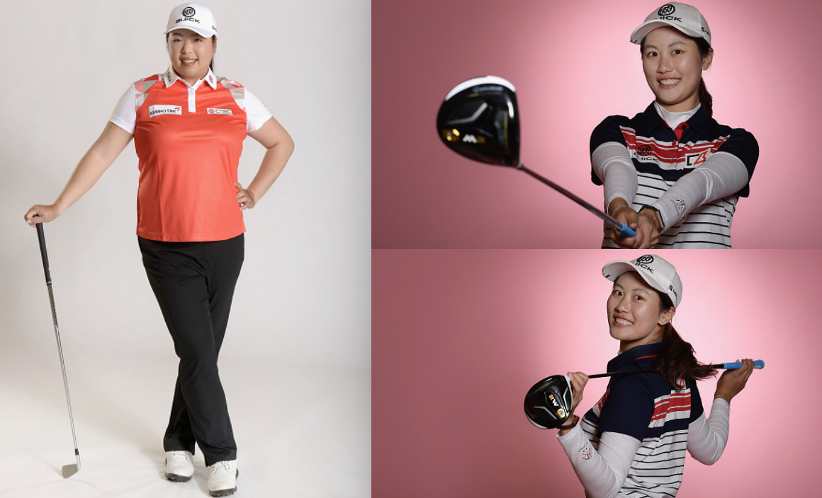 冯珊珊林希妤lpga特拍大片 中国双娇展风采