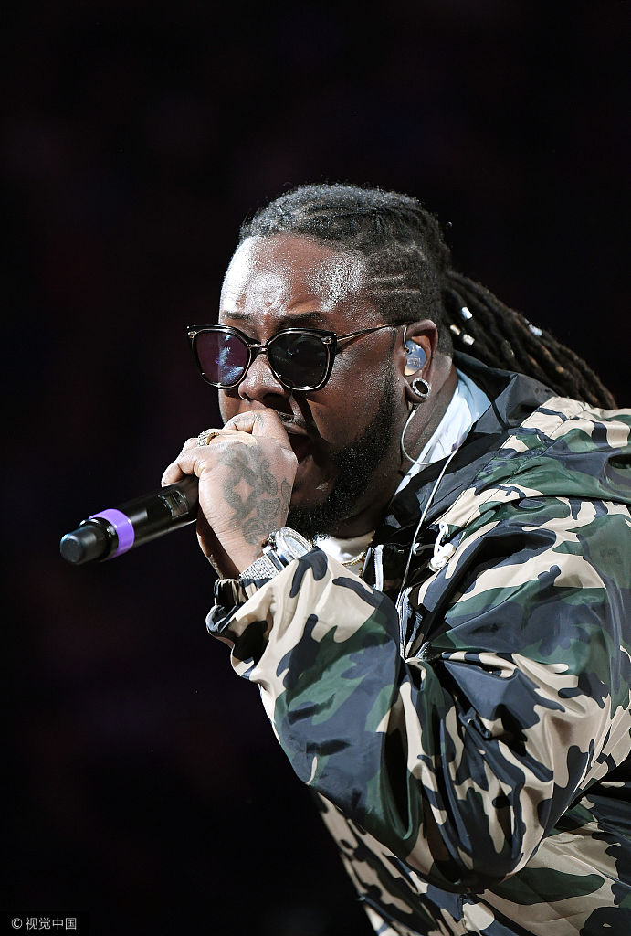 t-pain亮相献艺nba赛场