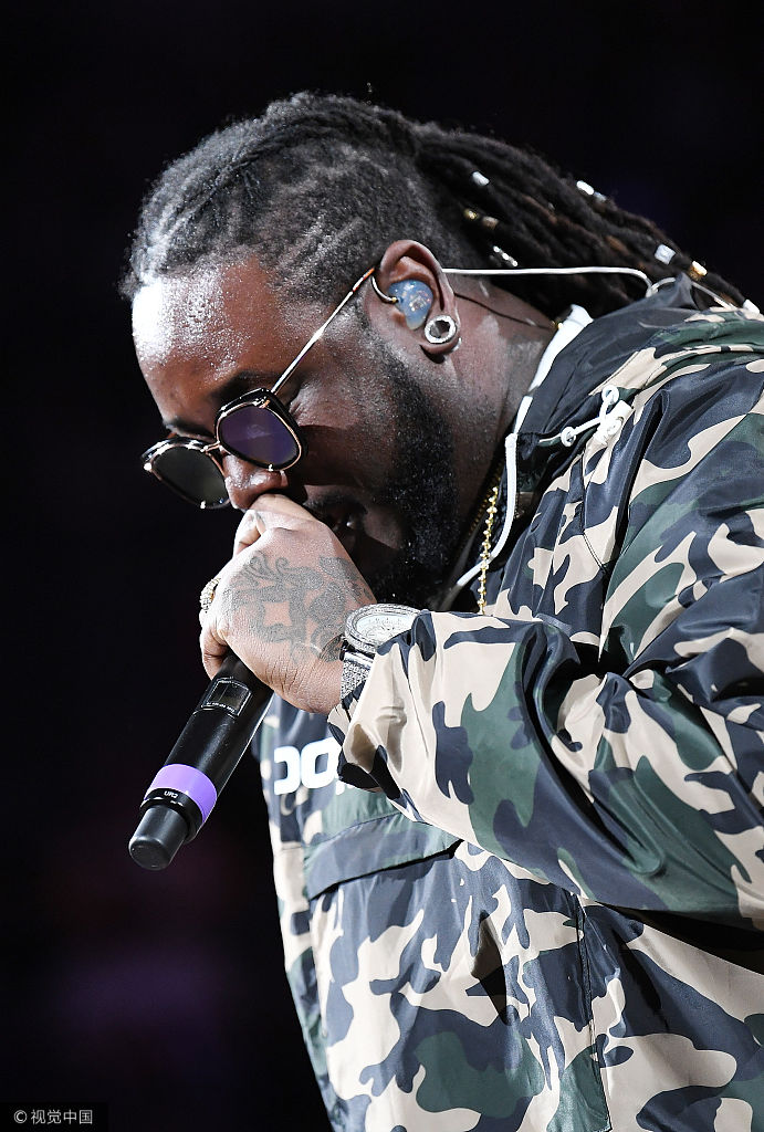 t-pain亮相献艺nba赛场