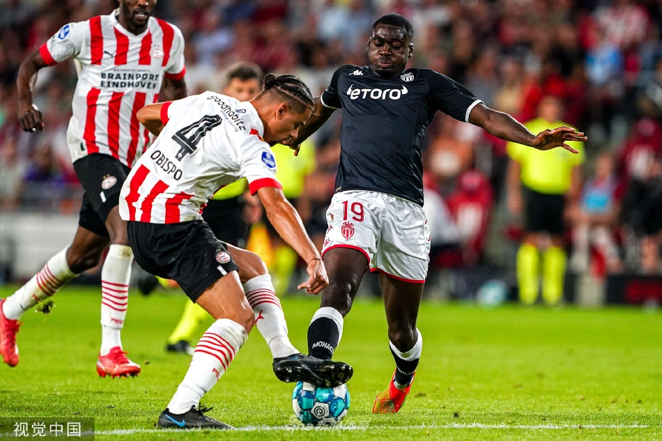 [欧冠资格赛]埃因霍温3-2摩纳哥