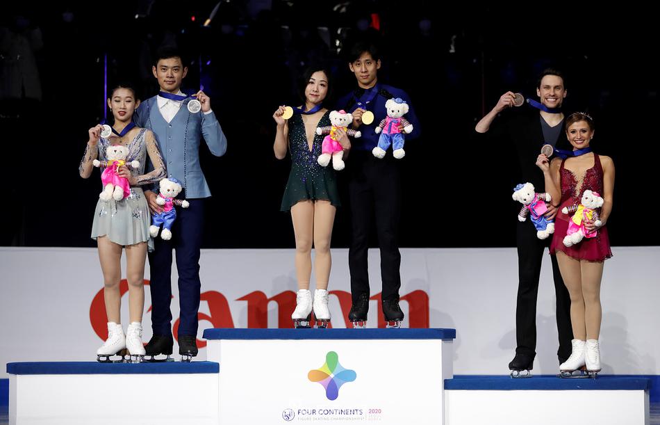 花滑四大洲赛隋文静/韩聪夺冠 彭程/金杨亚军