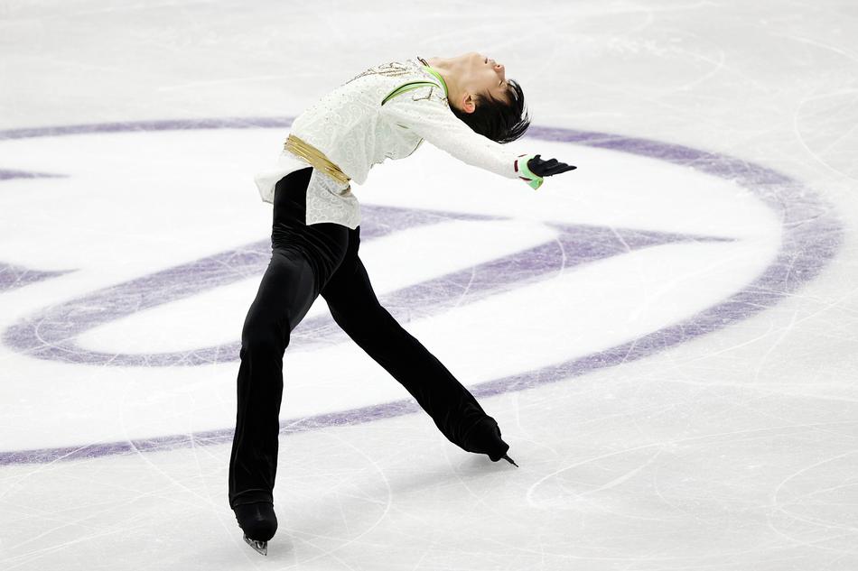 四大洲赛羽生结弦自由滑演绎《阴阳师》