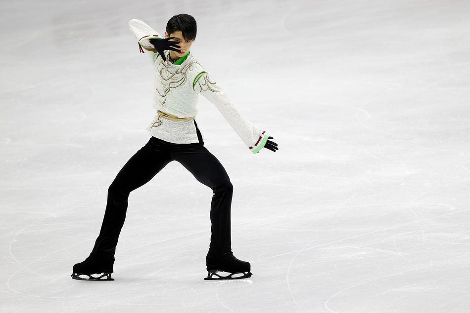 四大洲赛羽生结弦自由滑演绎《阴阳师》