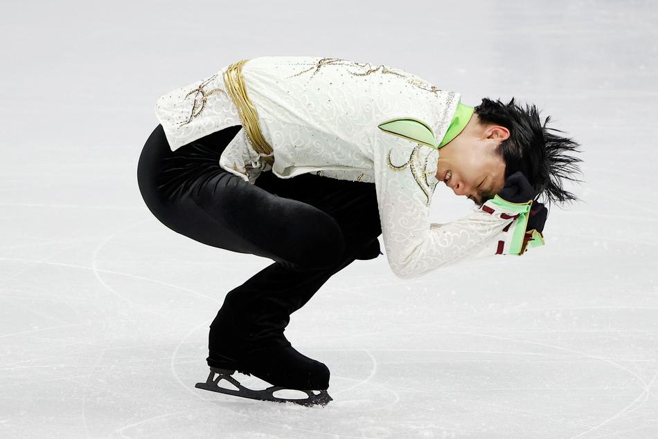 四大洲赛羽生结弦自由滑演绎《阴阳师》