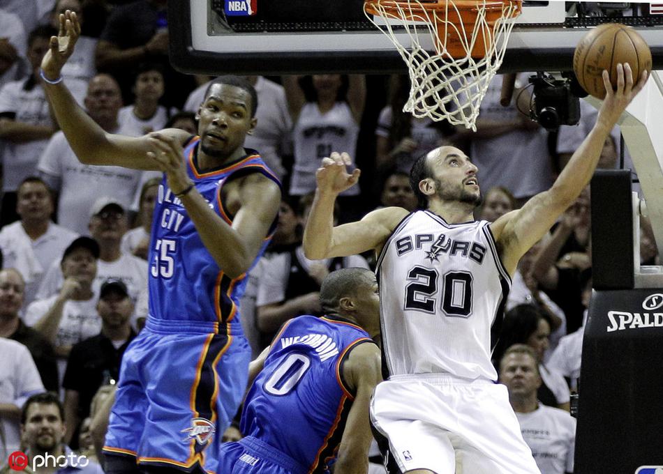 一组图看完马努16年NBA生涯！绝境妖刀斩群魔+手擒蝙蝠成经典