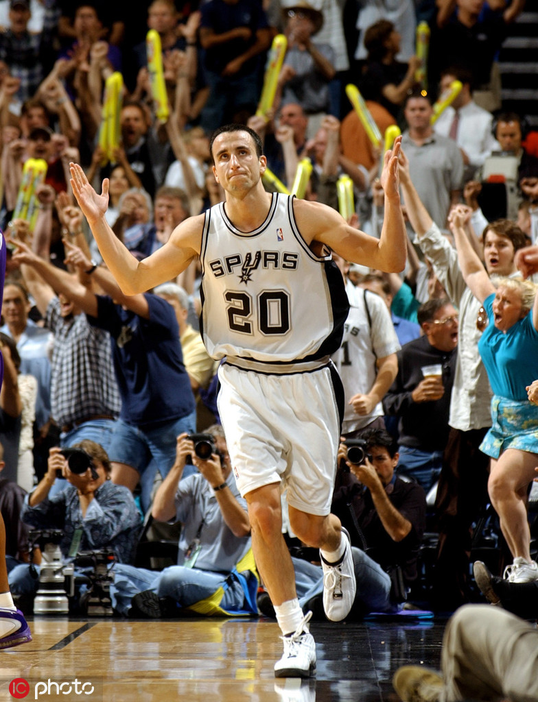 一组图看完马努16年NBA生涯！绝境妖刀斩群魔+手擒蝙蝠成经典