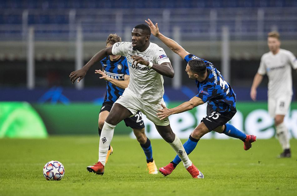 [欧冠]国际米兰2-2门兴