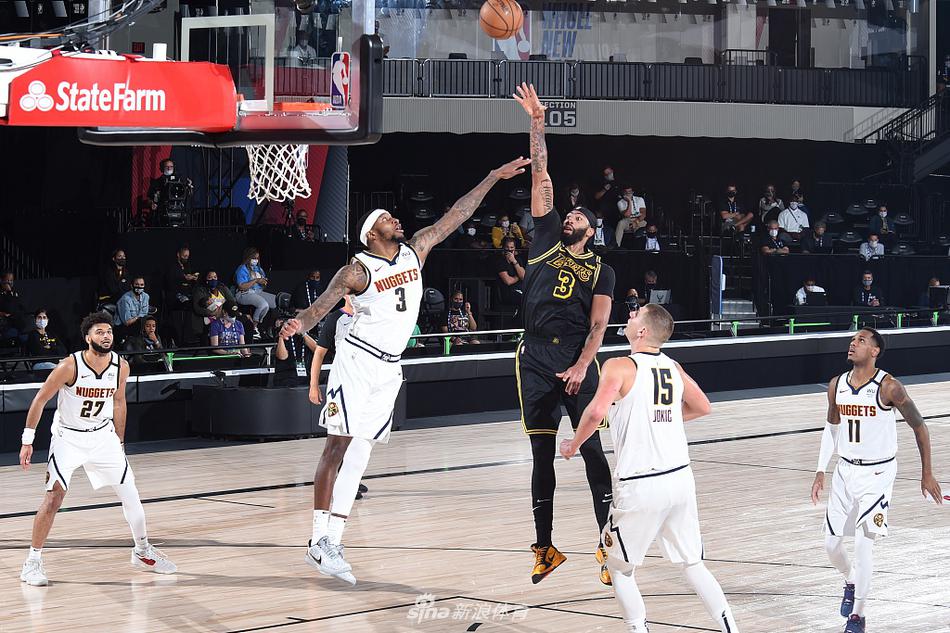 [NBA西部决赛]湖人以105-103险胜掘金 浓眉压哨三分绝杀詹皇26分