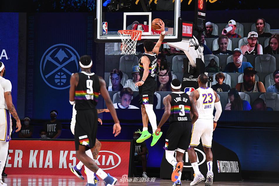 [NBA西部决赛]湖人106-114掘金 詹姆斯三双穆雷28分