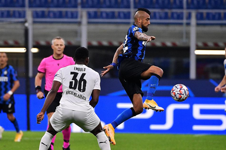 [欧冠]国际米兰2-2门兴