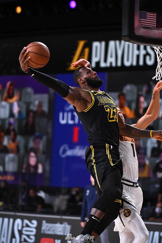 [NBA西部决赛]湖人以105-103险胜掘金 浓眉压哨三分绝杀詹皇26分