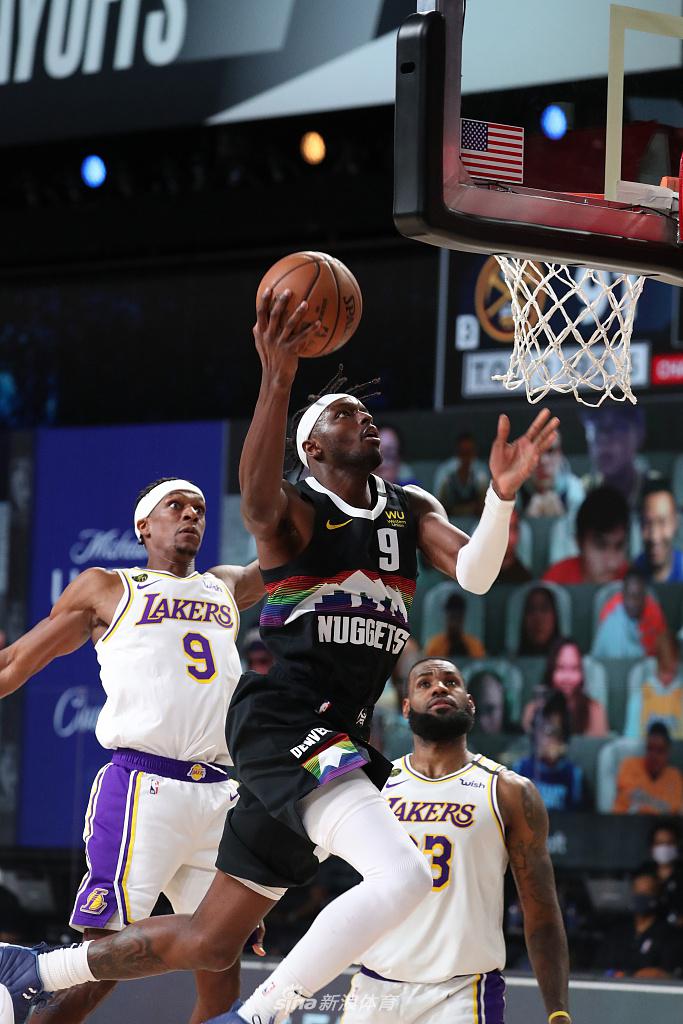 [NBA西部决赛]湖人106-114掘金 詹姆斯三双穆雷28分