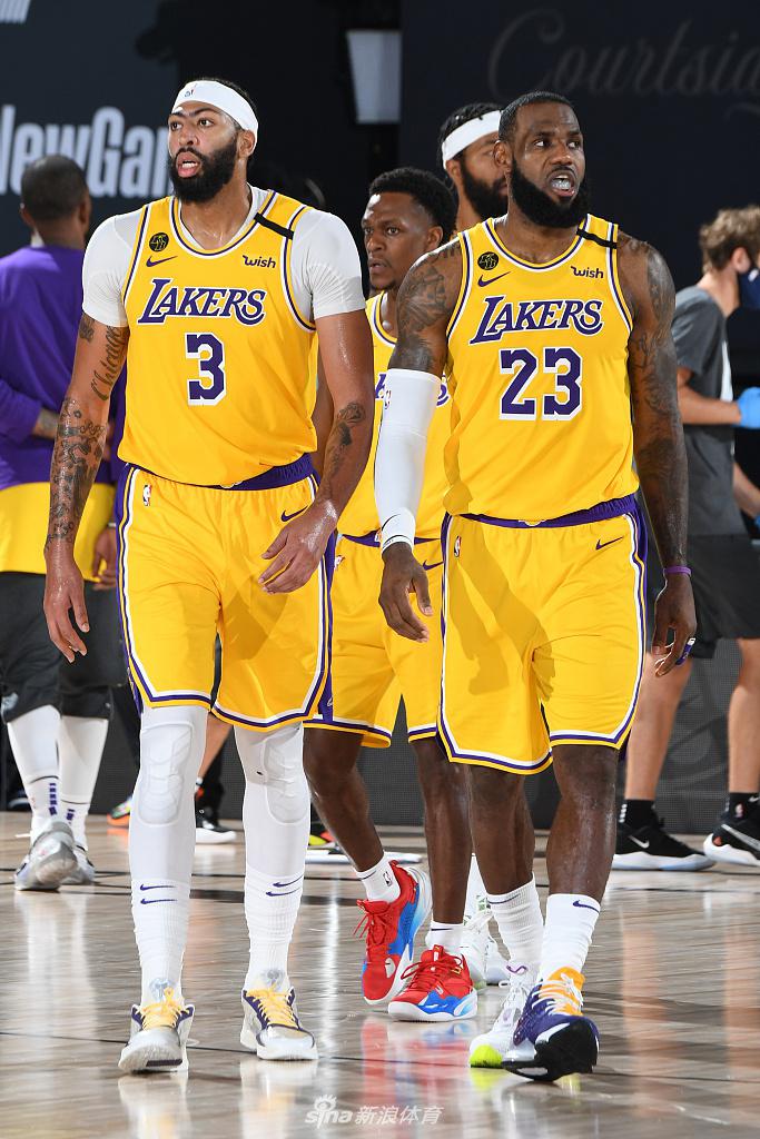 [NBA西部决赛]湖人114-108掘金 浓眉哥34分詹皇准三双