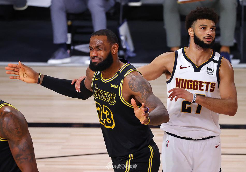 [NBA西部决赛]湖人以105-103险胜掘金 浓眉压哨三分绝杀詹皇26分