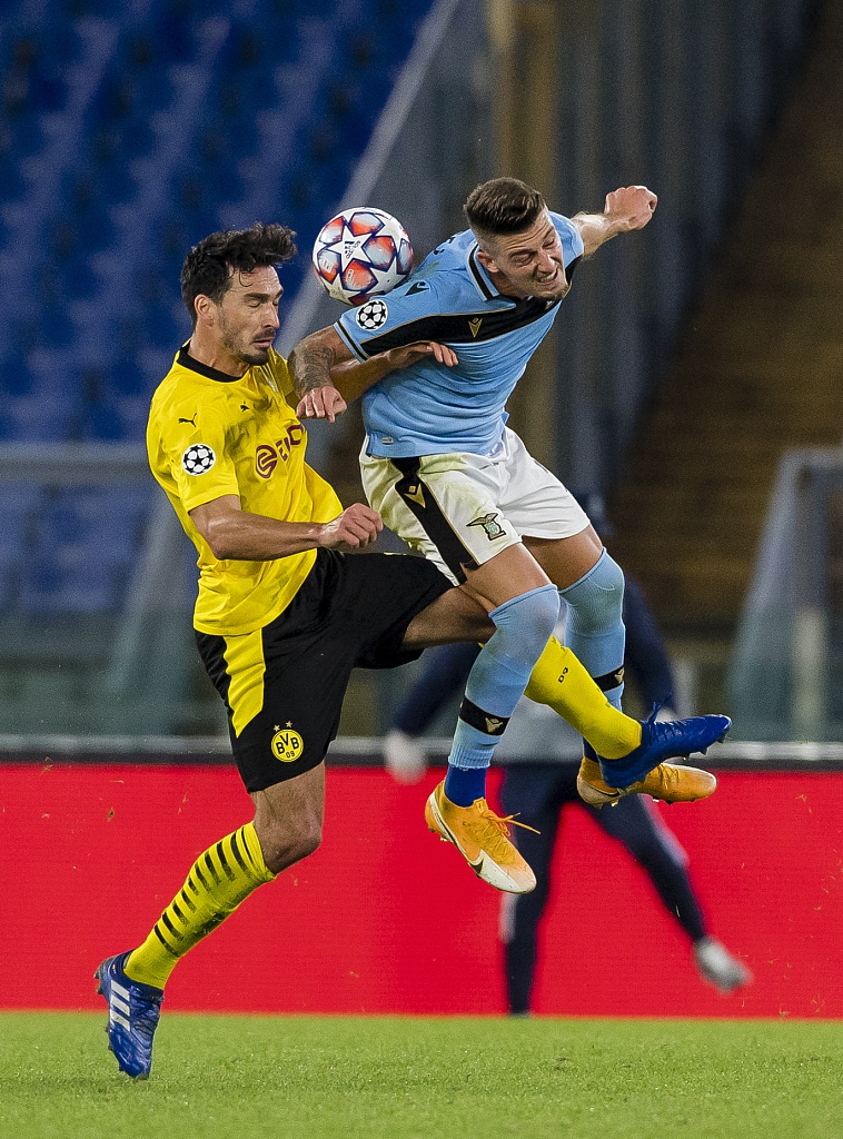 [欧冠]拉齐奥3-1多特蒙德