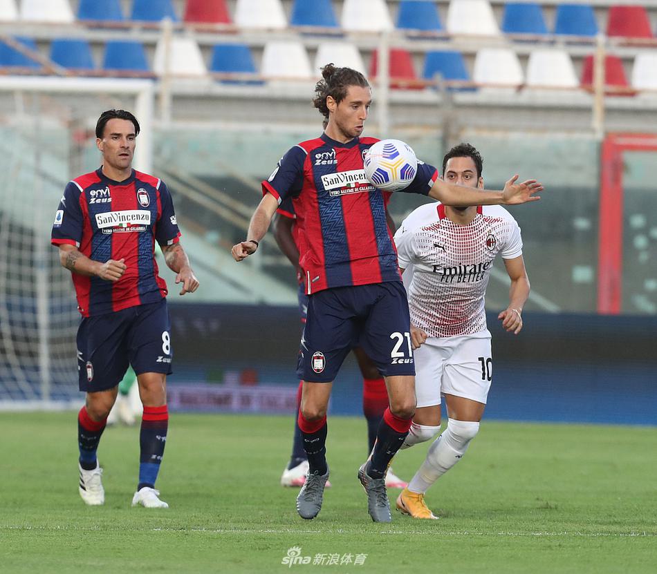 [意甲]克罗托内 0-2 AC米兰