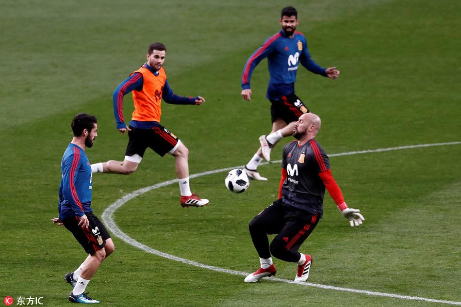 西班牙训练备战友谊赛