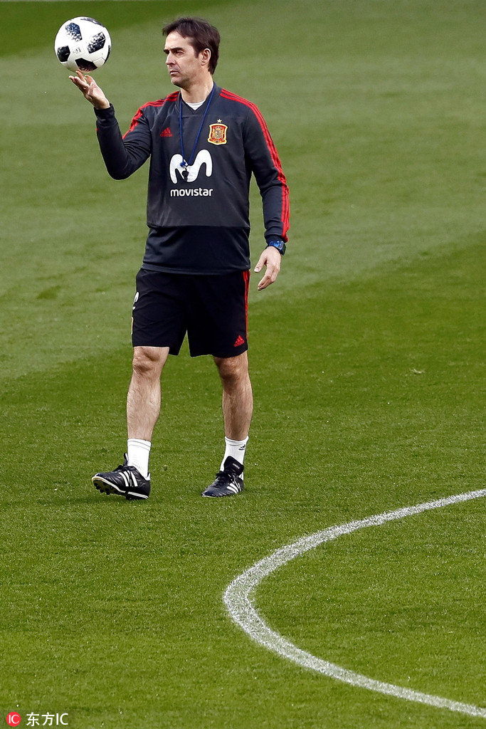 西班牙训练备战友谊赛