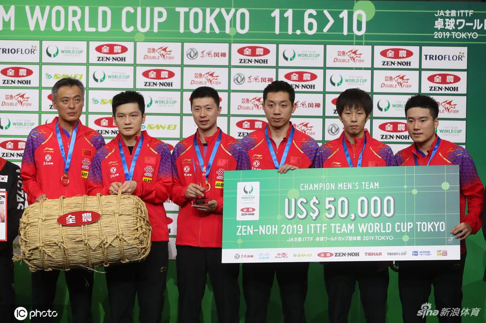 世界杯中国男团夺冠获日本大米