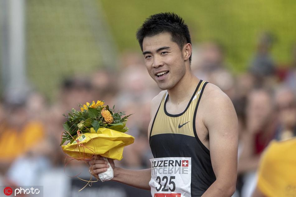 瑞士卢塞恩田径赛110米栏谢文骏夺冠